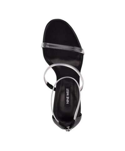 Women's Leah Heeled Dress Sandals Black $37.06 Shoes