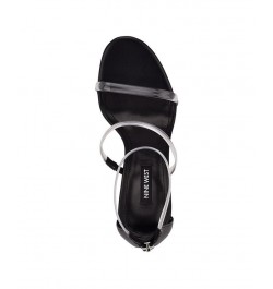 Women's Leah Heeled Dress Sandals Black $37.06 Shoes