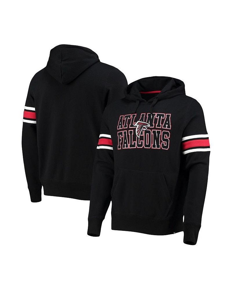 Men's Black Atlanta Falcons Double Block Pullover Hoodie $41.40 Sweatshirt