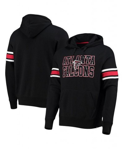 Men's Black Atlanta Falcons Double Block Pullover Hoodie $41.40 Sweatshirt