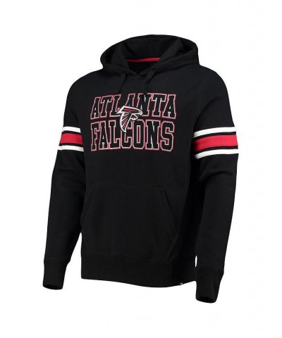 Men's Black Atlanta Falcons Double Block Pullover Hoodie $41.40 Sweatshirt