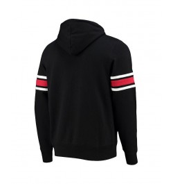 Men's Black Atlanta Falcons Double Block Pullover Hoodie $41.40 Sweatshirt