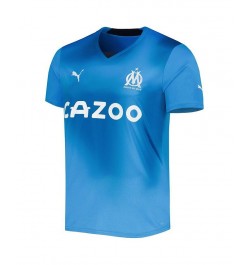 Men's Blue Olympique Marseille 2022/23 Third Replica Jersey $50.00 Jersey