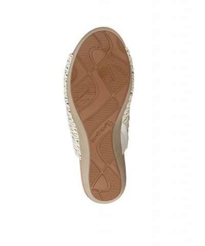 Macauley Wedge Slide Sandals White $44.50 Shoes