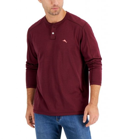 Men's Paradise Alley Henley Red $29.35 Shirts