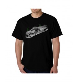 Men's Word Art - Ski T-Shirt Black $20.99 T-Shirts