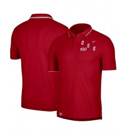 Men's Scarlet Ohio State Buckeyes Wordmark Performance Polo Shirt $33.14 Polo Shirts