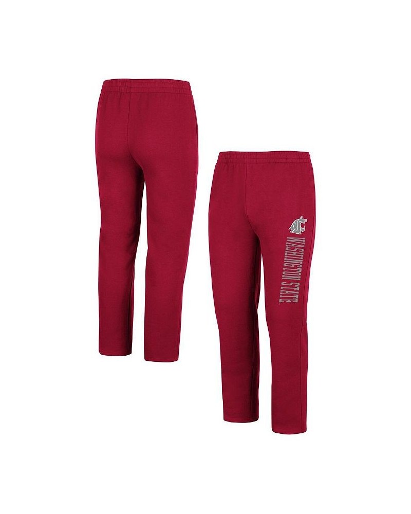 Men's Crimson Washington State Cougars Fleece Pants $27.50 Pants