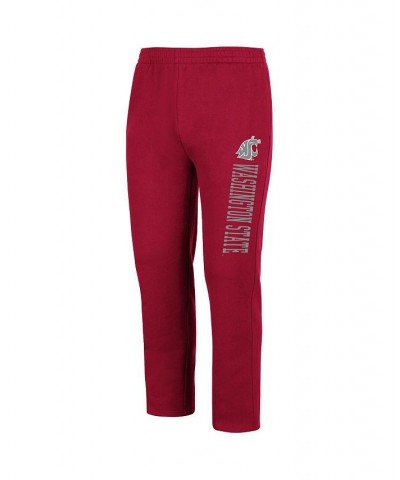 Men's Crimson Washington State Cougars Fleece Pants $27.50 Pants