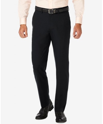 J.M. Slim Fit 4-Way Stretch Flat Front Dress Pants Black $25.85 Pants