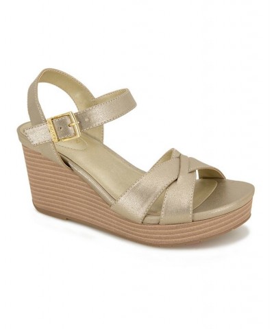 Women's Clarissa Wedge Sandals PD05 $41.58 Shoes