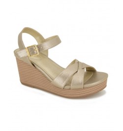 Women's Clarissa Wedge Sandals PD05 $41.58 Shoes