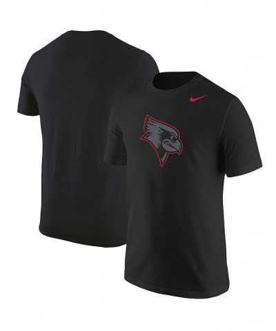 Men's Black Illinois State Redbirds Logo Color Pop T-shirt $26.09 T-Shirts