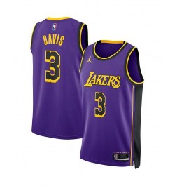 Men's Brand Anthony Davis Purple Los Angeles Lakers 2022/23 Statement Edition Swingman Jersey $40.00 Jersey