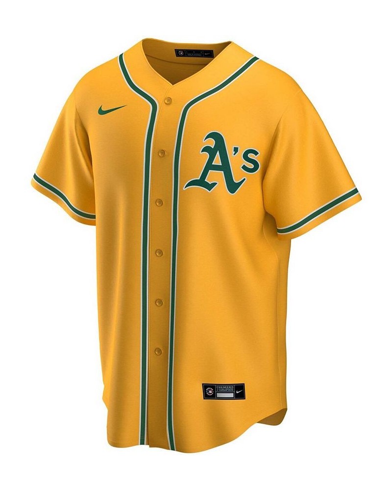 Men's Oakland Athletics Official Blank Replica Jersey $56.25 Jersey