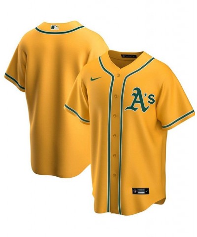 Men's Oakland Athletics Official Blank Replica Jersey $56.25 Jersey