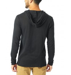 Men's Keeper Eco Jersey Pullover Hoodie Black $26.79 Sweatshirt