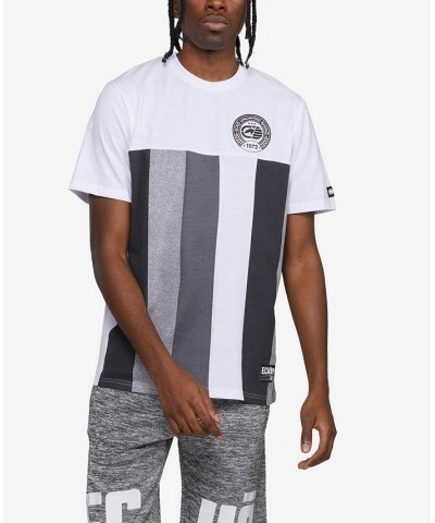 Men's Short Sleeves Street Party T-shirt White $24.36 T-Shirts