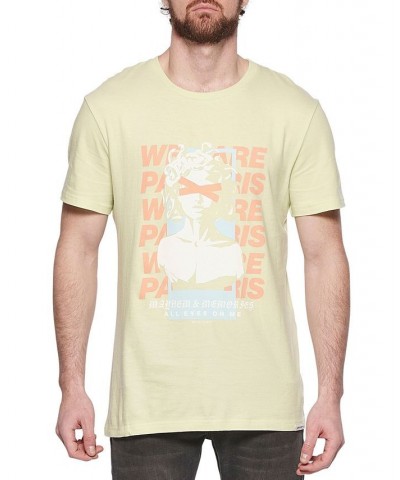 ELEVEN PARIS Men's Mayhem & Memories Graphic T-Shirt Green $18.38 T-Shirts