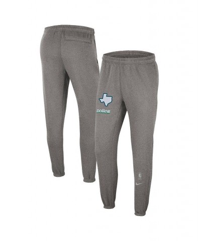 Men's Heather Charcoal Dallas Mavericks 2022/23 City Edition Courtside Brushed Fleece Sweatpants $36.50 Pants