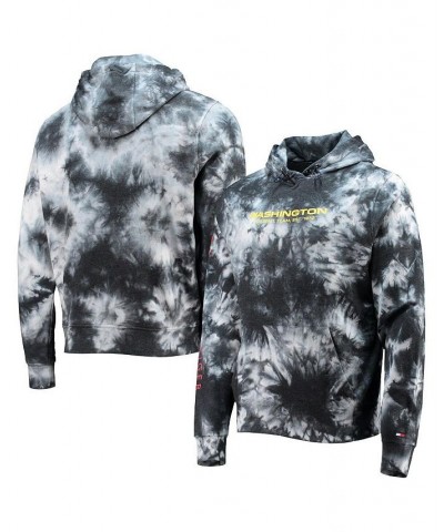 Men's Black Washington Football Team Stanley Tie-Dye Pullover Hoodie $42.50 Sweatshirt