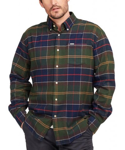 Men's Hogside Tartan Long-Sleeve Shirt Autumn Dress $21.60 Shirts