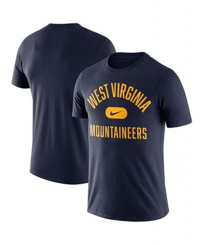 Men's Navy West Virginia Mountaineers Team Arch T-shirt $18.19 T-Shirts