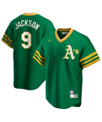 Men's Reggie Jackson Kelly Green Oakland Athletics Road Cooperstown Collection Player Jersey $47.85 Jersey