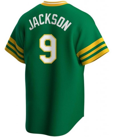 Men's Reggie Jackson Kelly Green Oakland Athletics Road Cooperstown Collection Player Jersey $47.85 Jersey