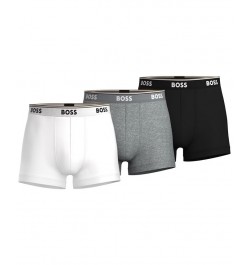 Men's 3-Pk. Power Stretch Assorted Color Solid Trunks Multi $30.80 Underwear