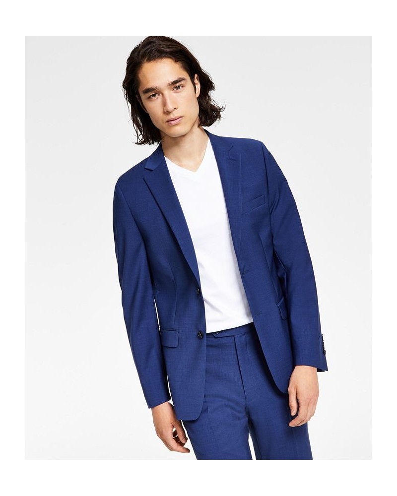 Men's Skinny-Fit Extra Slim Infinite Stretch Suit Jacket Blue $65.88 Suits