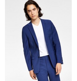 Men's Skinny-Fit Extra Slim Infinite Stretch Suit Jacket Blue $65.88 Suits