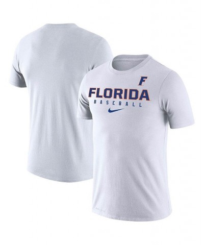 Men's White Florida Gators Baseball Legend Performance T-shirt $26.99 T-Shirts