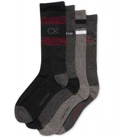 Men's 4-Pk. Logo Cushion Crew Socks Black $13.75 Socks