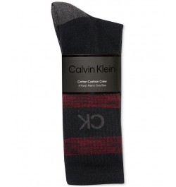 Men's 4-Pk. Logo Cushion Crew Socks Black $13.75 Socks