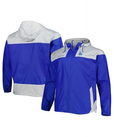 Men's Royal Los Angeles Dodgers Flash Forward Challenger Big and Tall Omni-Shade Full-Zip Windbreaker $52.99 Jackets