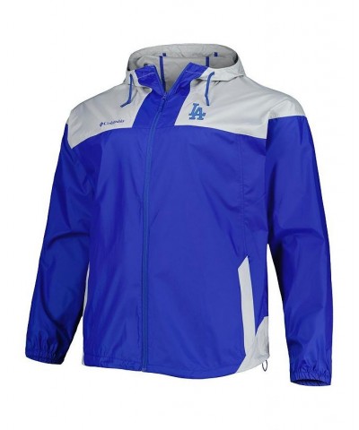 Men's Royal Los Angeles Dodgers Flash Forward Challenger Big and Tall Omni-Shade Full-Zip Windbreaker $52.99 Jackets