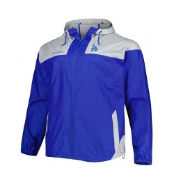 Men's Royal Los Angeles Dodgers Flash Forward Challenger Big and Tall Omni-Shade Full-Zip Windbreaker $52.99 Jackets