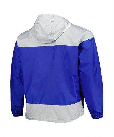 Men's Royal Los Angeles Dodgers Flash Forward Challenger Big and Tall Omni-Shade Full-Zip Windbreaker $52.99 Jackets