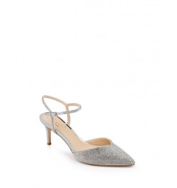 Women's Georgina Evening Pump Silver $41.70 Shoes