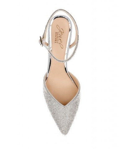 Women's Georgina Evening Pump Silver $41.70 Shoes