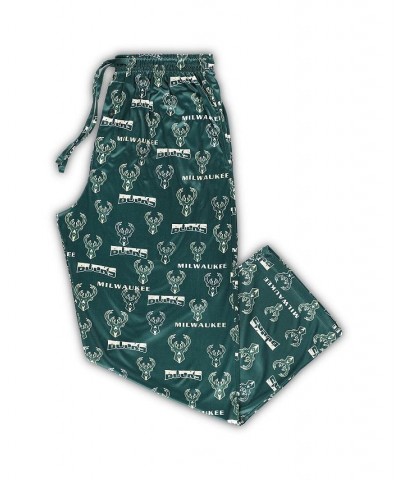 Men's Hunter Green Milwaukee Bucks Big and Tall Breakthrough Sleep Pants $28.99 Pajama