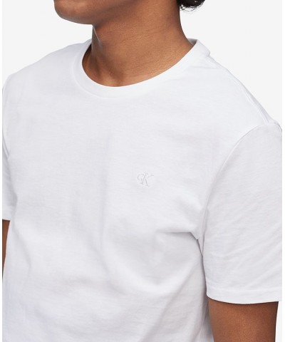 Men's Smooth Cotton Solid Crewneck T-Shirt PD04 $27.72 T-Shirts