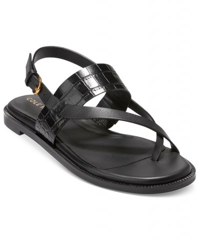 Women's Anica Lux Slingback Sandals Black $58.50 Shoes