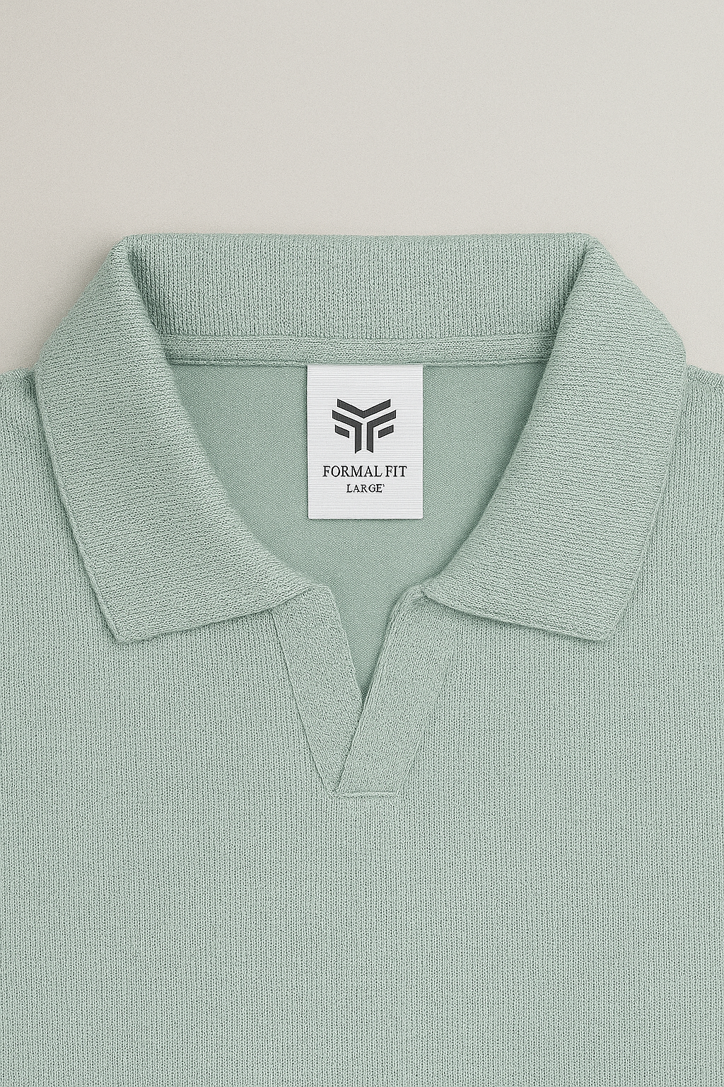 Men’s johnny collar Polo – Mint