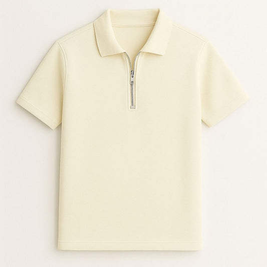 Men Polo Zipper