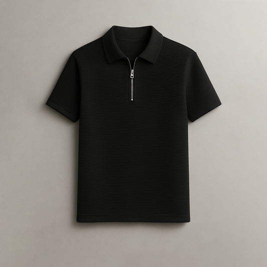 Men Polo Zipper
